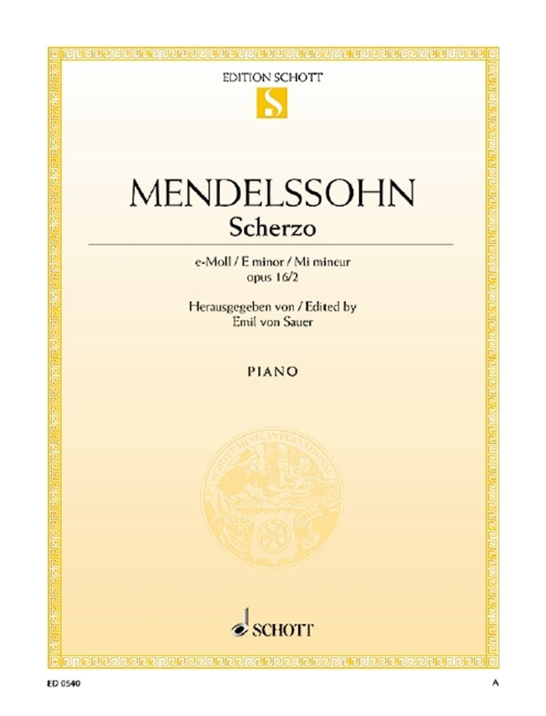 Scherzo E Opus 16/2